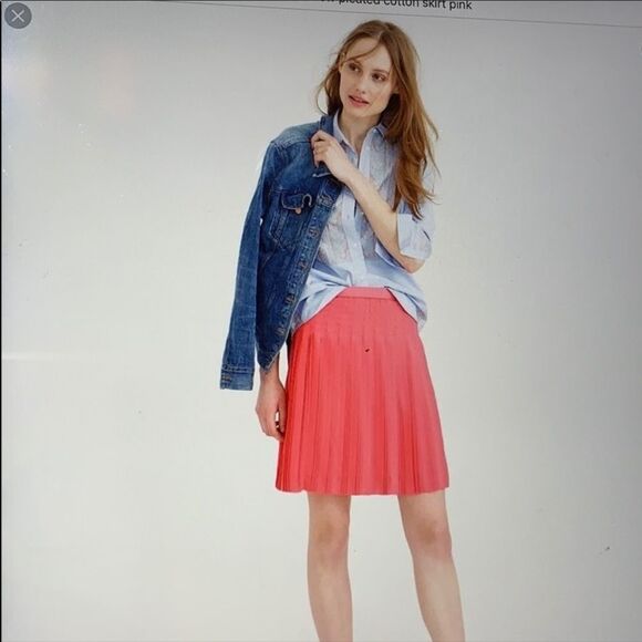 J. Crew Pleated Flower Skirt. - Picture 1 of 8